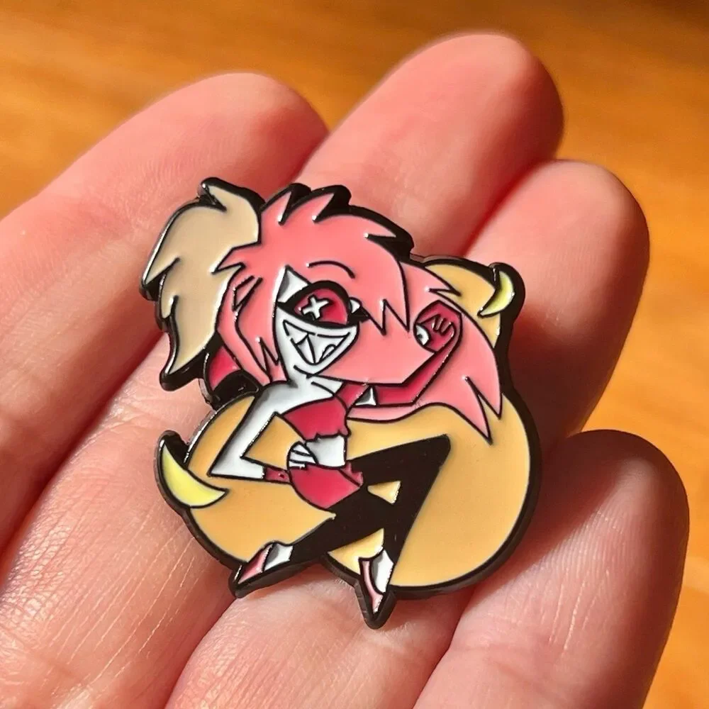 Hazbin Hotel Cherry Bomb Enamel Pin - Picture 7 of 8